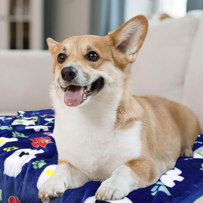 Rezutan 1 Pack 3 Dog Blanket for Large Dogs, 41x31 inch for Medium Soft Fluffy - Image 4
