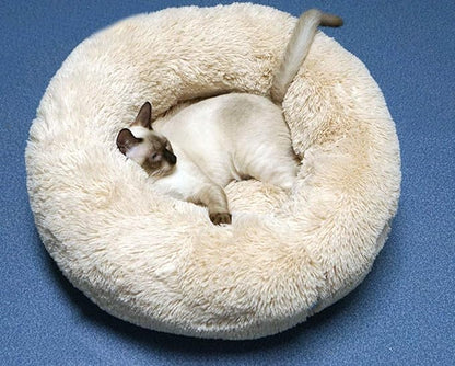 BODISEINT Modern Soft Plush Round Pet Bed - Image 3