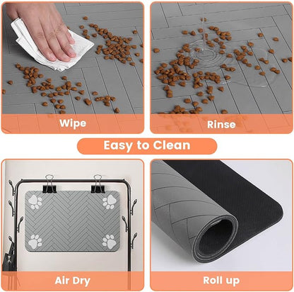 Pet Feeding Mat-Absorbent Pet Placemat - Image 5