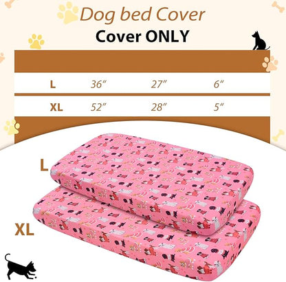 Replacement Dog Bed Covers Elastic Edged Washable Pet Bed Protector - Image 3