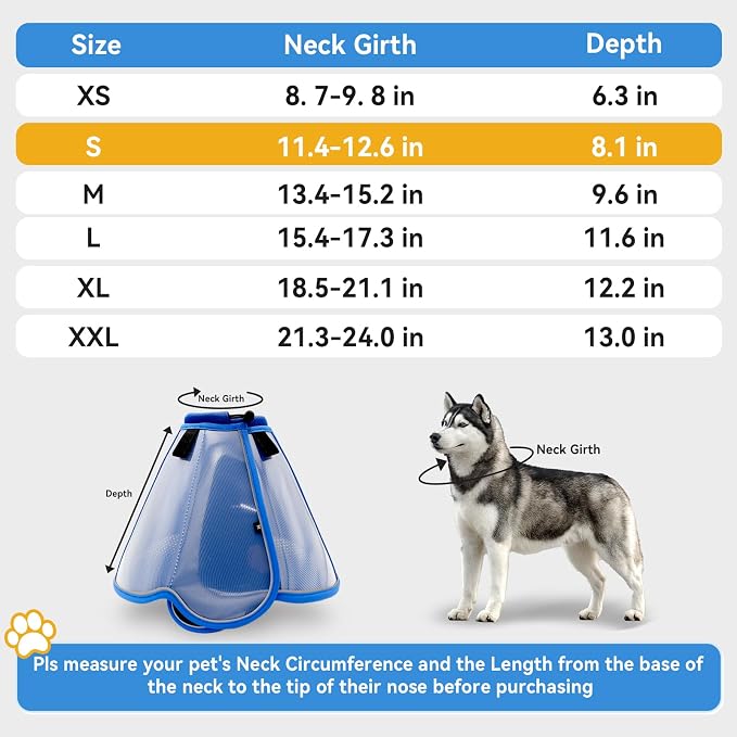Upgraded Dog Cone Collar for Large Medium Dogs, Soft Dog Cone - Image 3