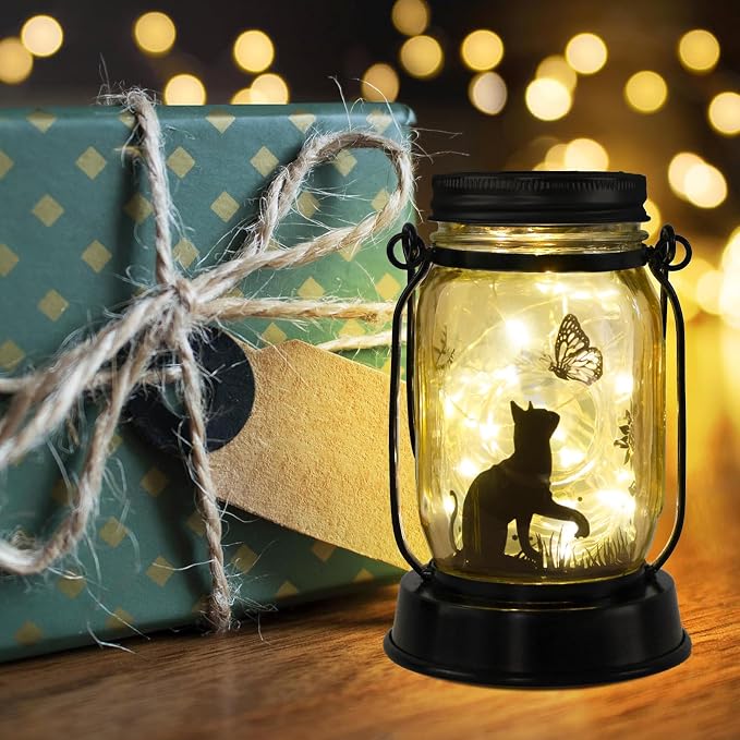 kyoryuger Cat Lover Gifts for Mom/Grandma/Women/Sister Cat Butterfly Solar - Image 6