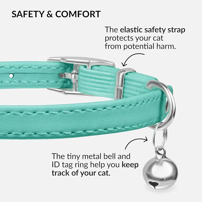 CollarDirect Leather Cat Collar - Image 3