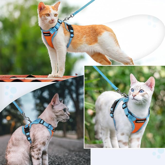 rabbitgoo Cat Harness and Leash Set, Escape Proof Soft Adjustable Vest Harnesses - Image 8