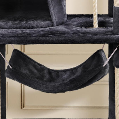 Topeakmart 62.2 inches Cat Tree, Cat Tower w/Double Condos, Scratching Posts & - Image 4