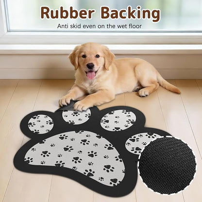 Dog Food Mat for Bowls, Absorbent Quick Dry Dog Cat Mats for Food and Water - Image 5