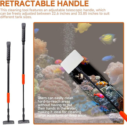 6 in 1 Aquarium Cleaning Tool Kit, Telescopic Handle Design, - Image 6