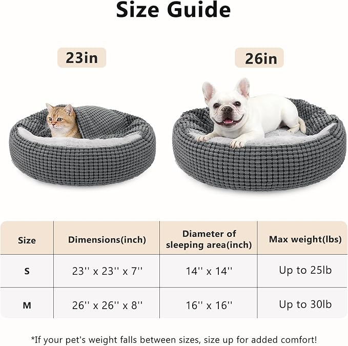 SIWA MARY Dog Bed with Attached Blanket - Image 5