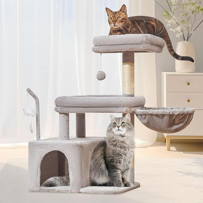 Taoqimiao Cat Tree, 32.2-Inch Cat Tower by Taoqimiao