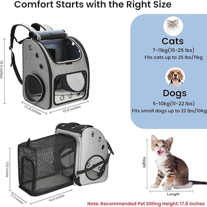 Expandable Pet Carrier Backpack - Image 2