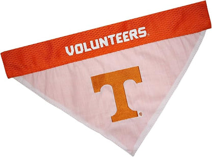 Pets First Collegiate Pet Accessories, Reversible Bandana, Tennessee Volunteers by PETSFIRST