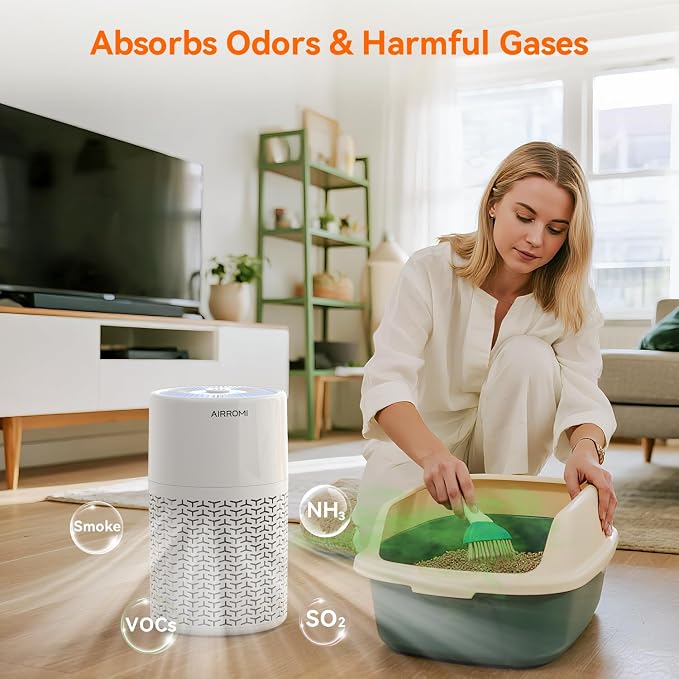 AIRROMI Pets Air Purifier for Home Allergies, - Image 5