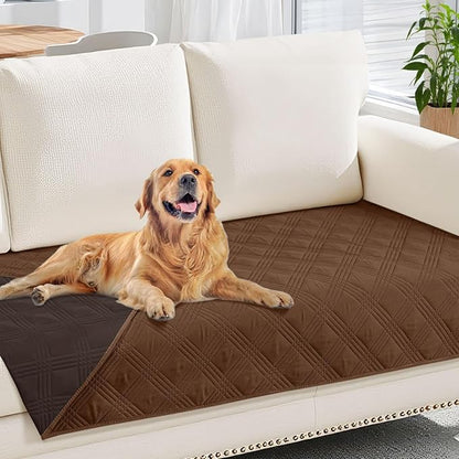 hyha Waterproof Dog Blanket, Reversible Pet Bed Blanket, Soft Sofa Couch Cover by hyha