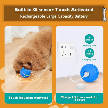 PetDroid Interactive Dog Toys Dog Ball, Durable Motion Activated Automatic - Image 3