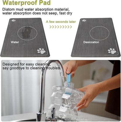 RIZZARI Automatic Pet Waterer, Gravity Stainless Steel Water Dispenser - Image 6