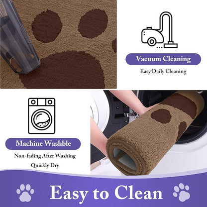 Buganda Dog Door Mat for Muddy Paws, Absorbent Dirt Trapper Non Slip Indoor - Image 6