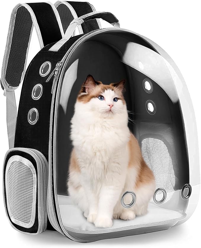Cat Backpack Carrier Bubble Bag, Transparent Space Capsule Pet Carrier Dog by XZKING
