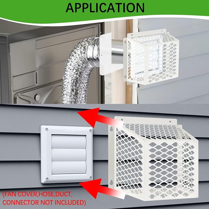 Dryer Vent Bird Guard, Dryer Vent Cover Guard - Image 5
