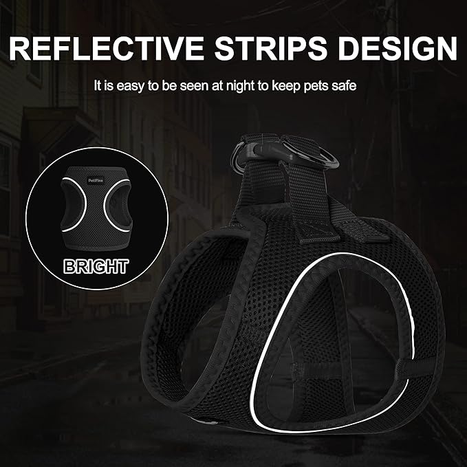 PetiFine Extra Small Step in Dog Harness and Leash Set, Cat Harness and Leash - Image 4