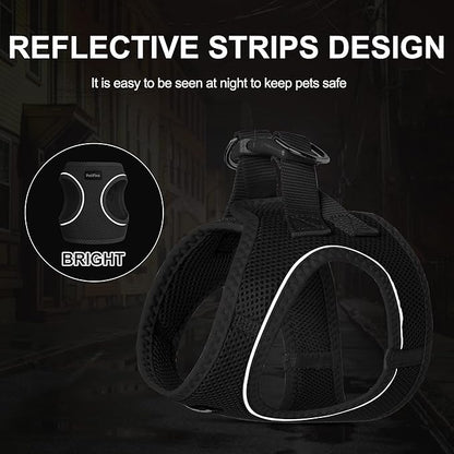 PetiFine Cat Harness and Leash Set, Escape Proof Kitten Harness Reflective - Image 4