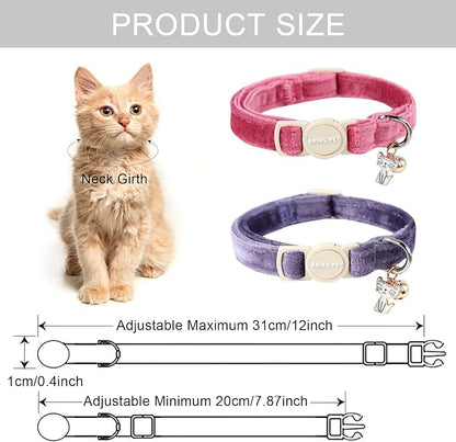 ARING PET 2 Pack Cat Collars-Cute Breakaway Cat Collar - Image 5