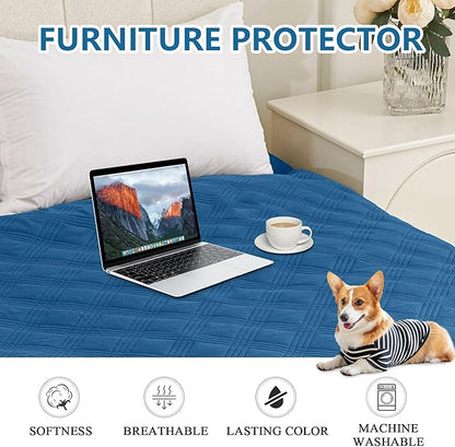 hyha Waterproof Dog Blanket, Reversible Pet Bed Blanket, Soft Sofa Couch Cover - Image 7