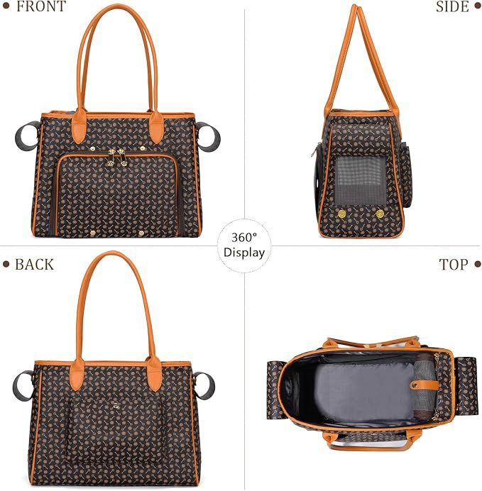Minsong Fashion Pet Carrier Purse - Image 4