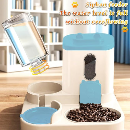 Gravity Cat Feeder and Water Dispenser, 2 in 1 Automatic Cat Feeder, 2 Pack - Image 5