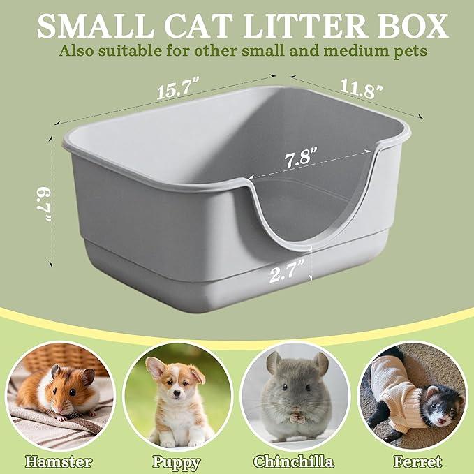 2 Pack Low Entry Small Litter Box - Image 5