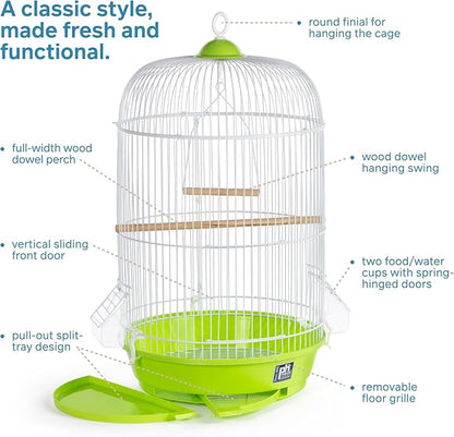 Prevue Hendryx SP31999G Classic Round Bird Cage - Image 3