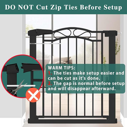 Fairy Baby 76.4"-81.8" Extra Wide Baby Gate - Image 9
