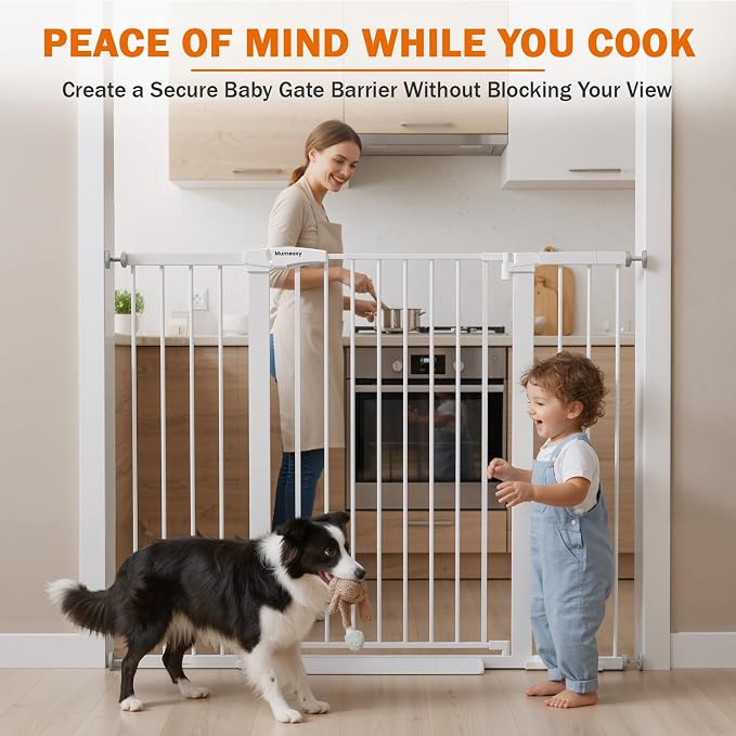 Mumeasy 36" Extra Tall Baby Gate - Image 6