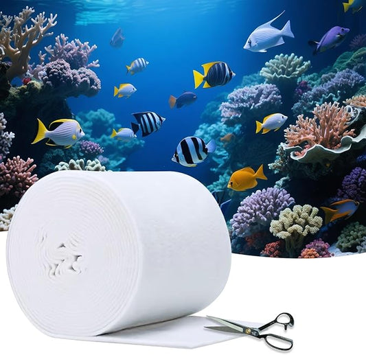 Aquarium Polishing Filter Pad-Ultra Fine 200 Micron Filter Floss by Demiwise