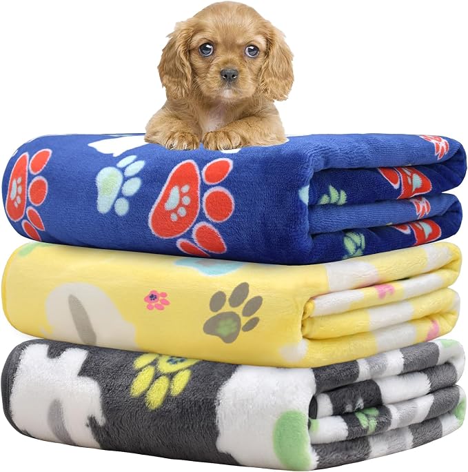 Rezutan Small Dog Blankets 3 Pack by Rezutan
