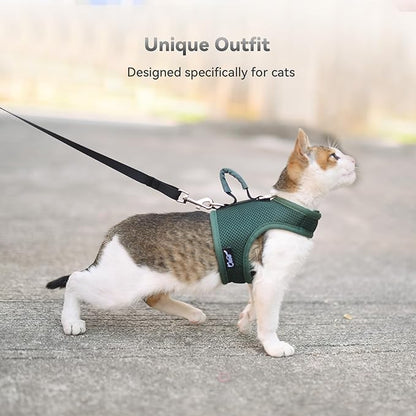 Kitty Harness and Leash for Walking Escape Proof Breathable Mesh Fabric - Image 7
