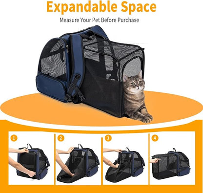 Cat Backpack，Expandable Cat Carrier Backpack, Dog Backpack Carrier and Pet - Image 9
