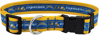 NFL Los Angeles Chargers Dog & Cat Collar, X-Large Football Team Collar by PETSFIRST
