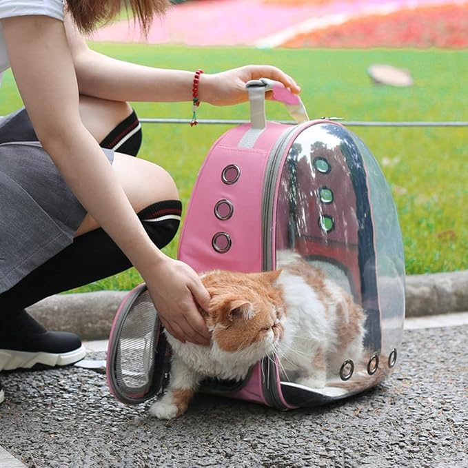 Cat Backpack Carrier Back Expandable Bubble Pet Carrier Backpack - Image 5