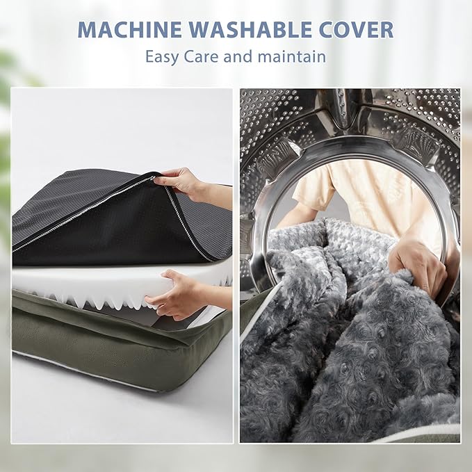 BFPETHOME Orthopedic Dog Beds for Large Dogs-Waterproof Sofa Dog Bed - Image 6