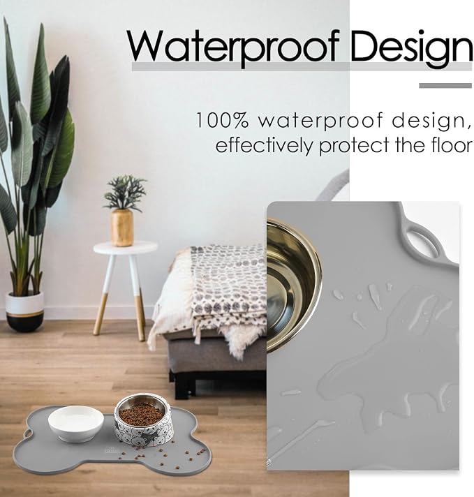 Super Design Dog Food Mat Dog Bowl Tray - Image 7