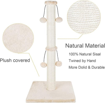 Dimaka 34'' Cat Scratching Post, Cat Scratching Post, Cat Scratcher - Image 4