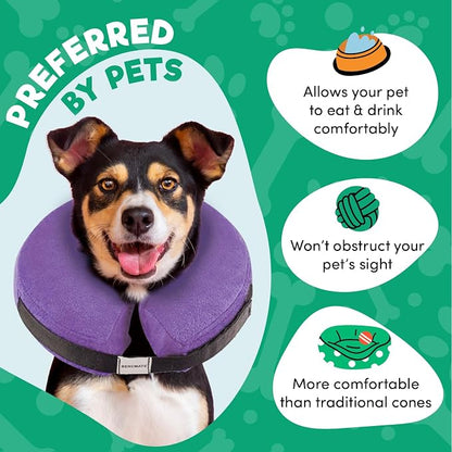 BENCMATE Inflatable Dog Cone Collar Alternative, Soft Dog Cone - Image 3