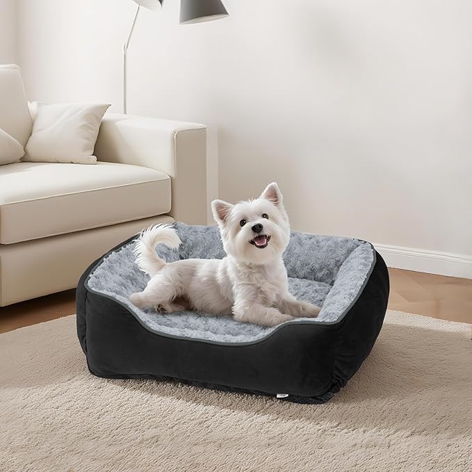 JOEJOY Rectangle Dog Bed for Large Medium Small Dogs - Image 6