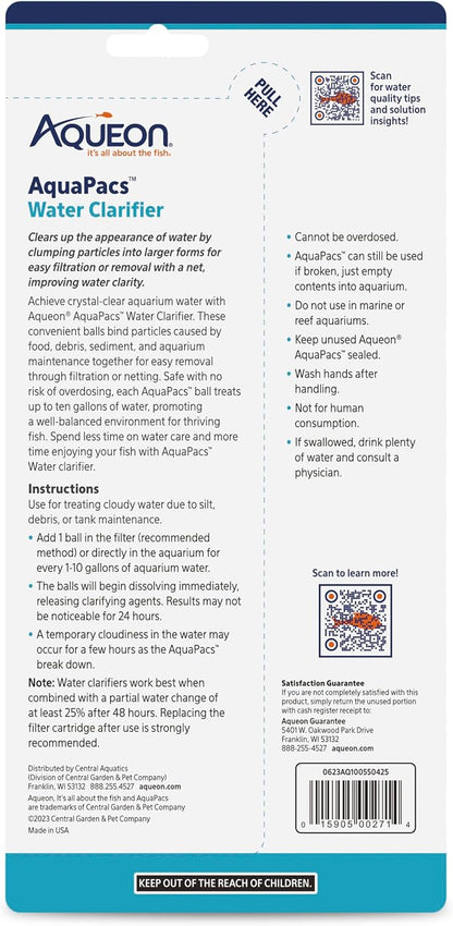 Aqueon AquaPacs Water Clarifier 12 Pack, 10 Gallon - Image 9