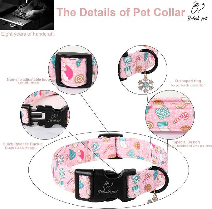 Christmas Dog Collar for Giant Large Dogs - Image 4