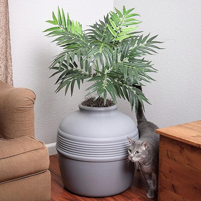 Good Pet Stuff Hidden Litter Box Planter, Decorative Cat Litter Enclosure - Image 15