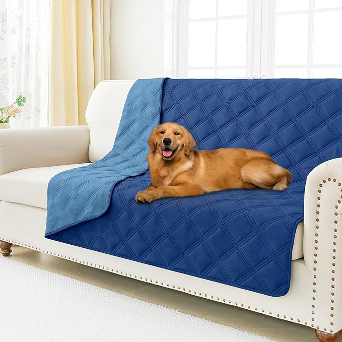 Smiry Waterproof Dog Bed Cover Blanket 52x82, Soft Reversible Pet Blanket by Smiry