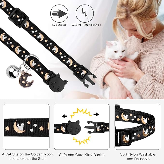2Pcs Breakaway Cats Collars Cat Collars - Image 2