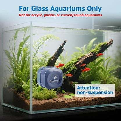 fishkeeper Mini magnetic Aquarium Glass Cleaner, Fish Tank Scrubber Cleaner - Image 5
