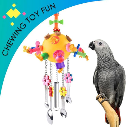 KATUMO Bird Toys Pull Spoons Colorful Acrylic Stick Toys Parrot Chew Toy - Image 6